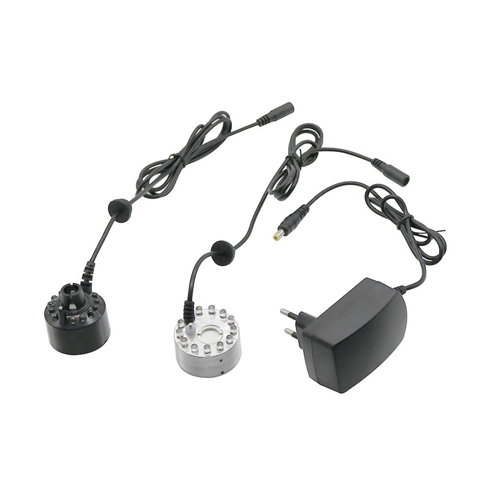 12 LED アトマイザー AC100-240V カラフルラ - Terrarium Fogger Ultrasonic のレビューと価格