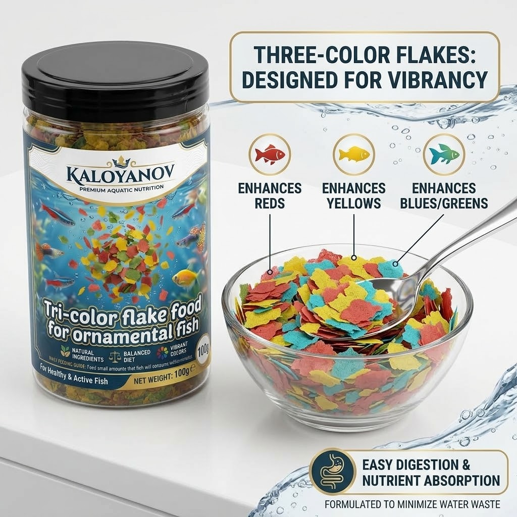 プレミアム3色フレーク魚用フード、熱帯観賞魚、テトラ、金魚、 - Tetra Food Tropical Flakes のレビューと価格
